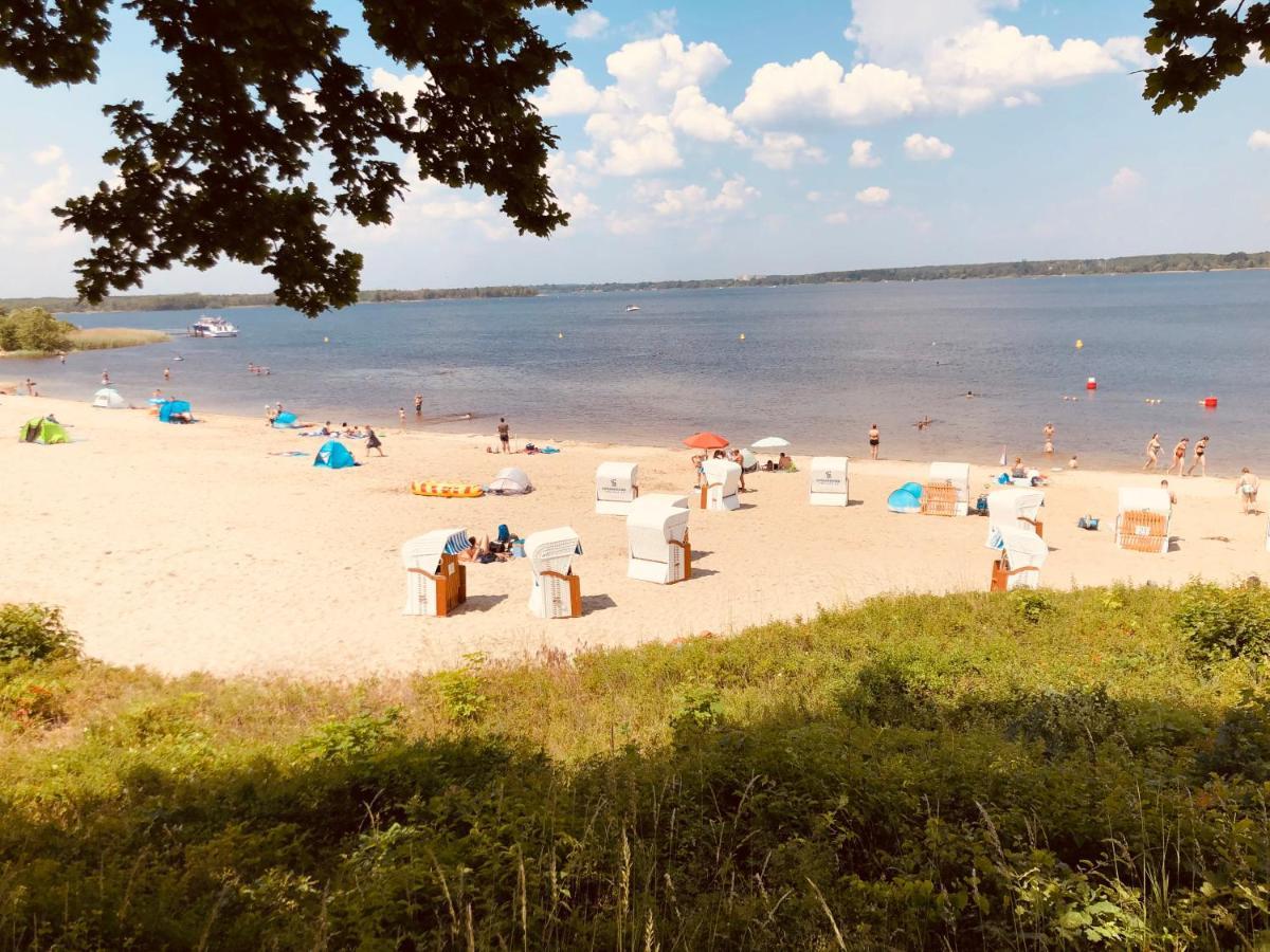 Seeliebe Mit Sauna Und Nur 50 Mtr. Bis Zum Strand Senftenberg Exteriör bild